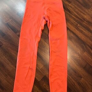Lululemon Athletica Orange Leggings